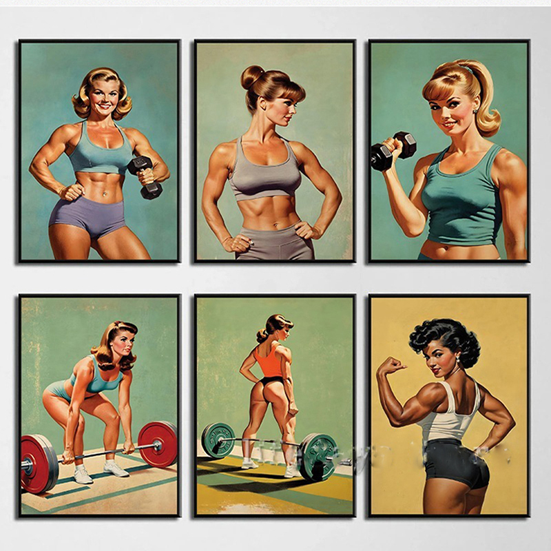 Sports Equipment Poster - Poster e stampa su tela Pittura