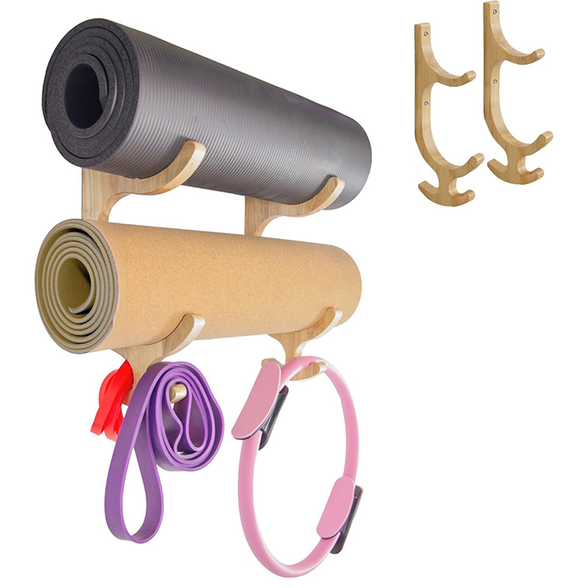 Supporto da parete per 2 fasce - Yoga Mat recensione e prezzo