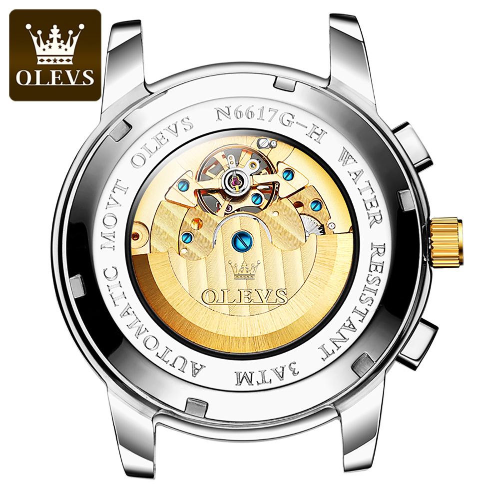OLEVS 6617 Orologio meccanico  - Resistance Band recensione e prezzo