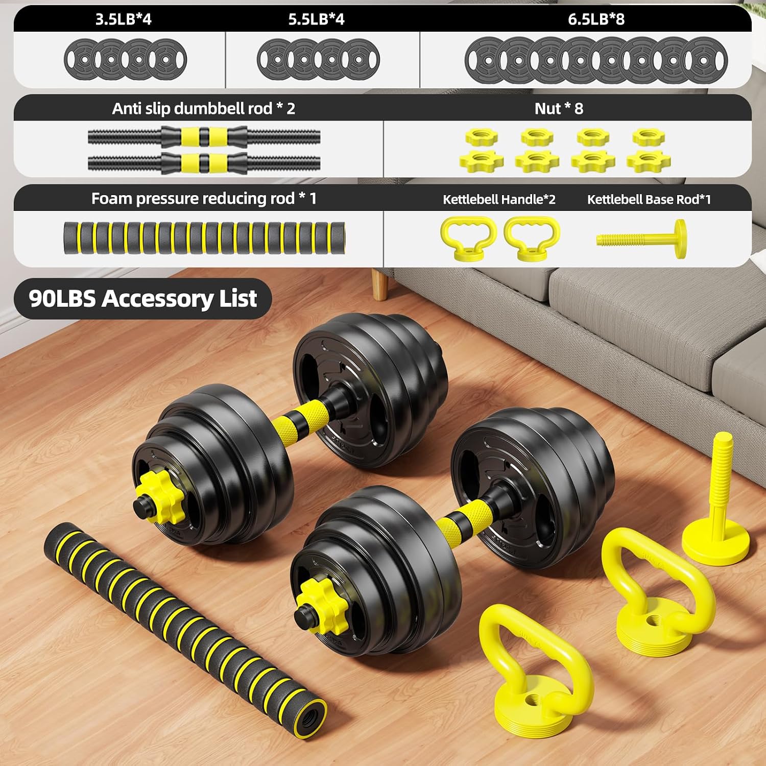 Set di manubri regolabili, pes - Dumbbell Set recensione e prezzo