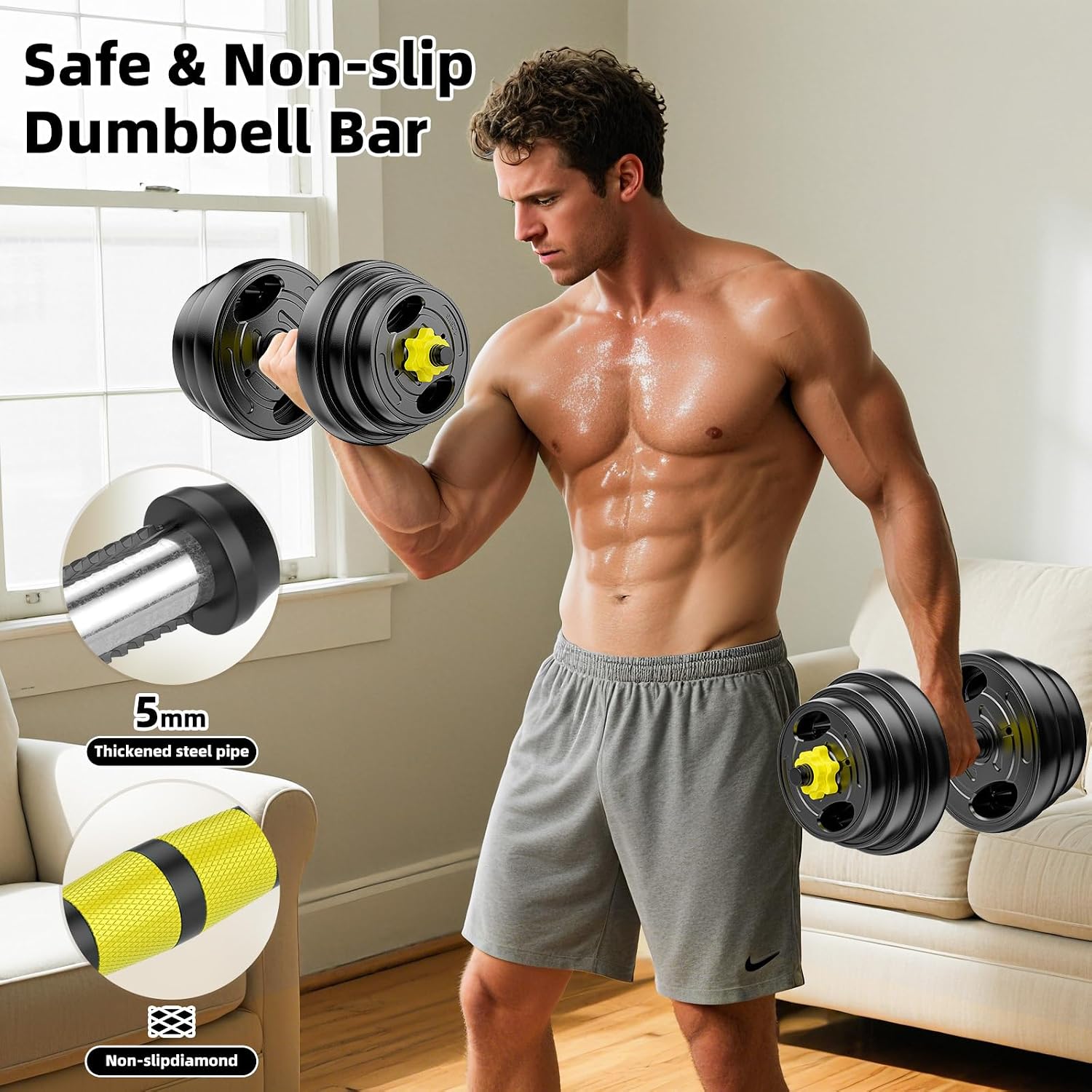 Set di manubri regolabili, pes - Dumbbell Set recensione e prezzo