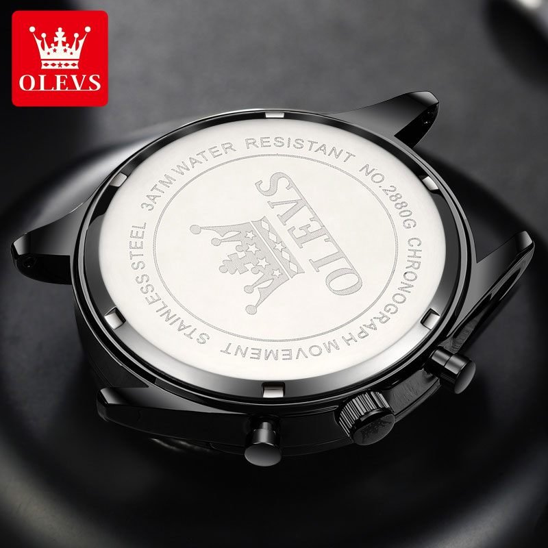 OLEVS 2880 Orologio da Uomo Ca - Resistance Band recensione e prezzo