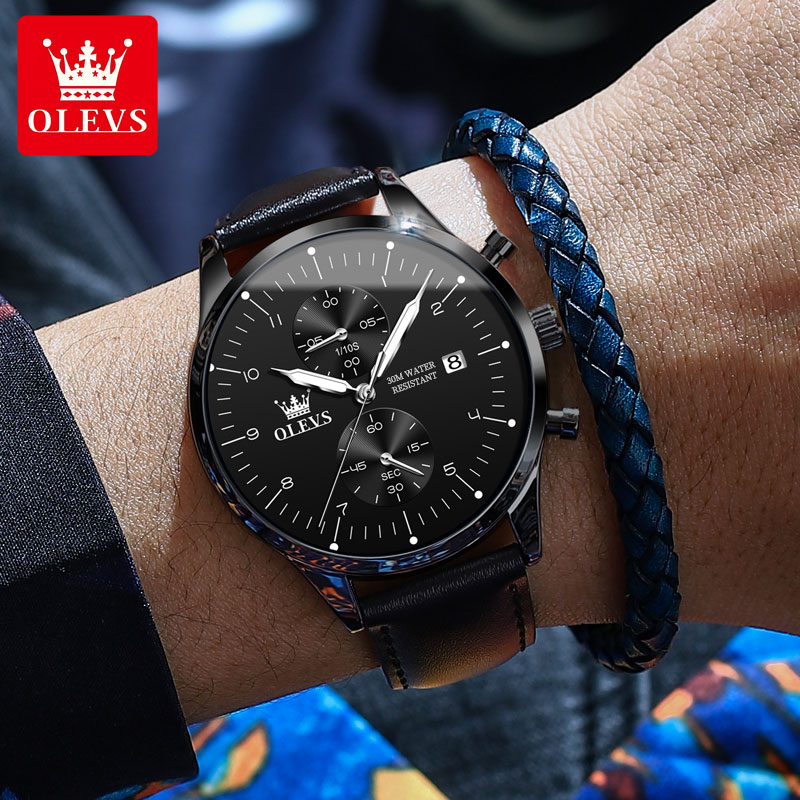 OLEVS 2880 Orologio da Uomo Ca - Resistance Band recensione e prezzo