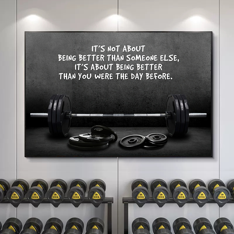 Citazione motivante moderna Sp - Sports Equipment Poster recensione e prezzo