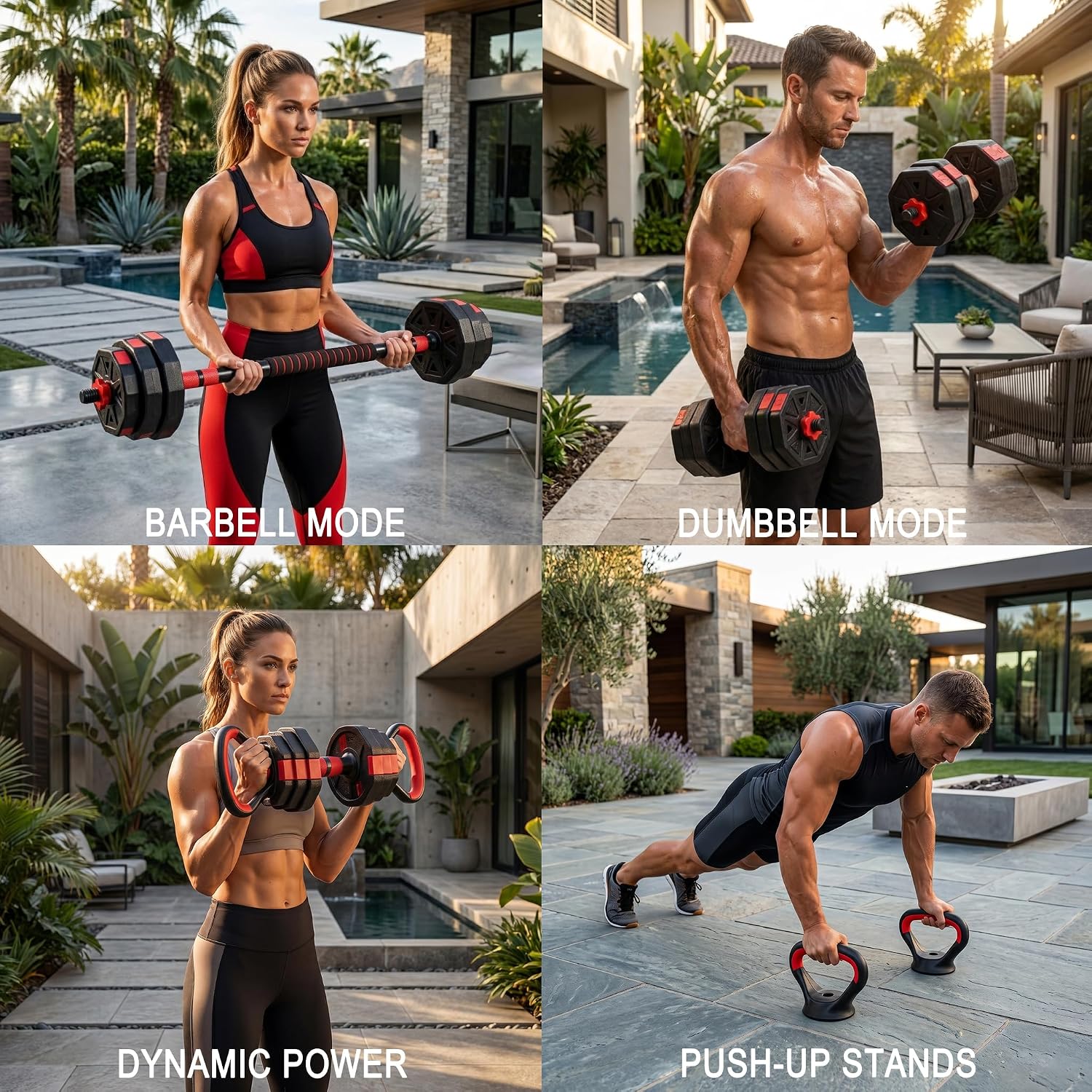 Set di Pesi Regolabili 6-in-1  - Dumbbell Set recensione e prezzo